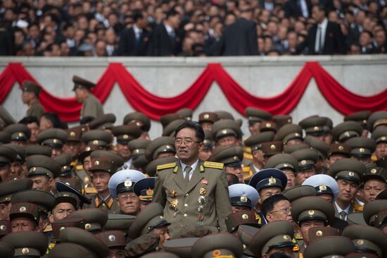 Military parade in North Korea