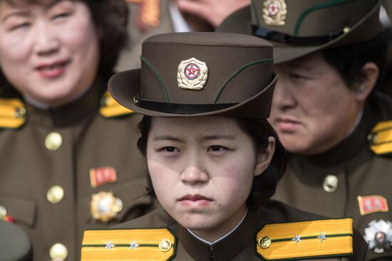Military parade in North Korea