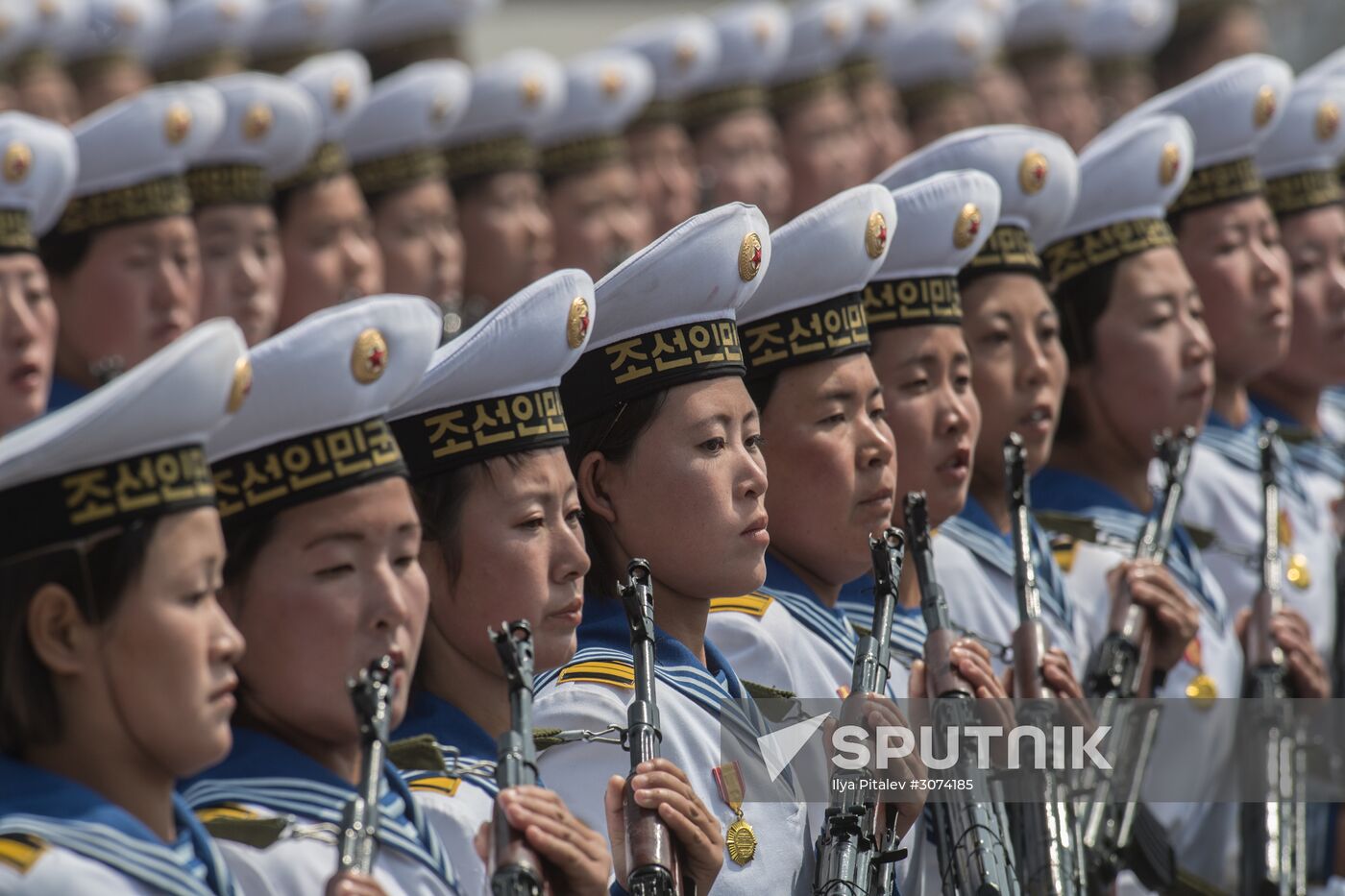 Military parade in North Korea