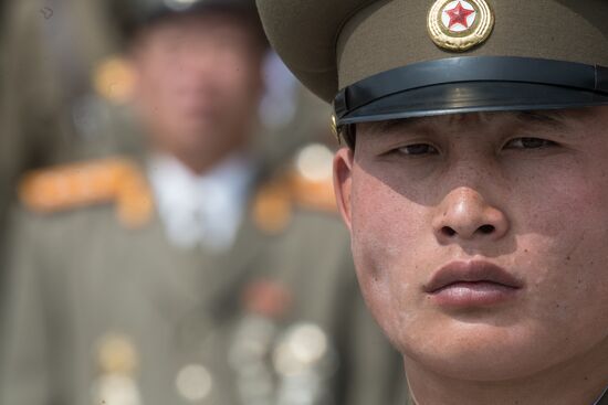 Military parade in North Korea