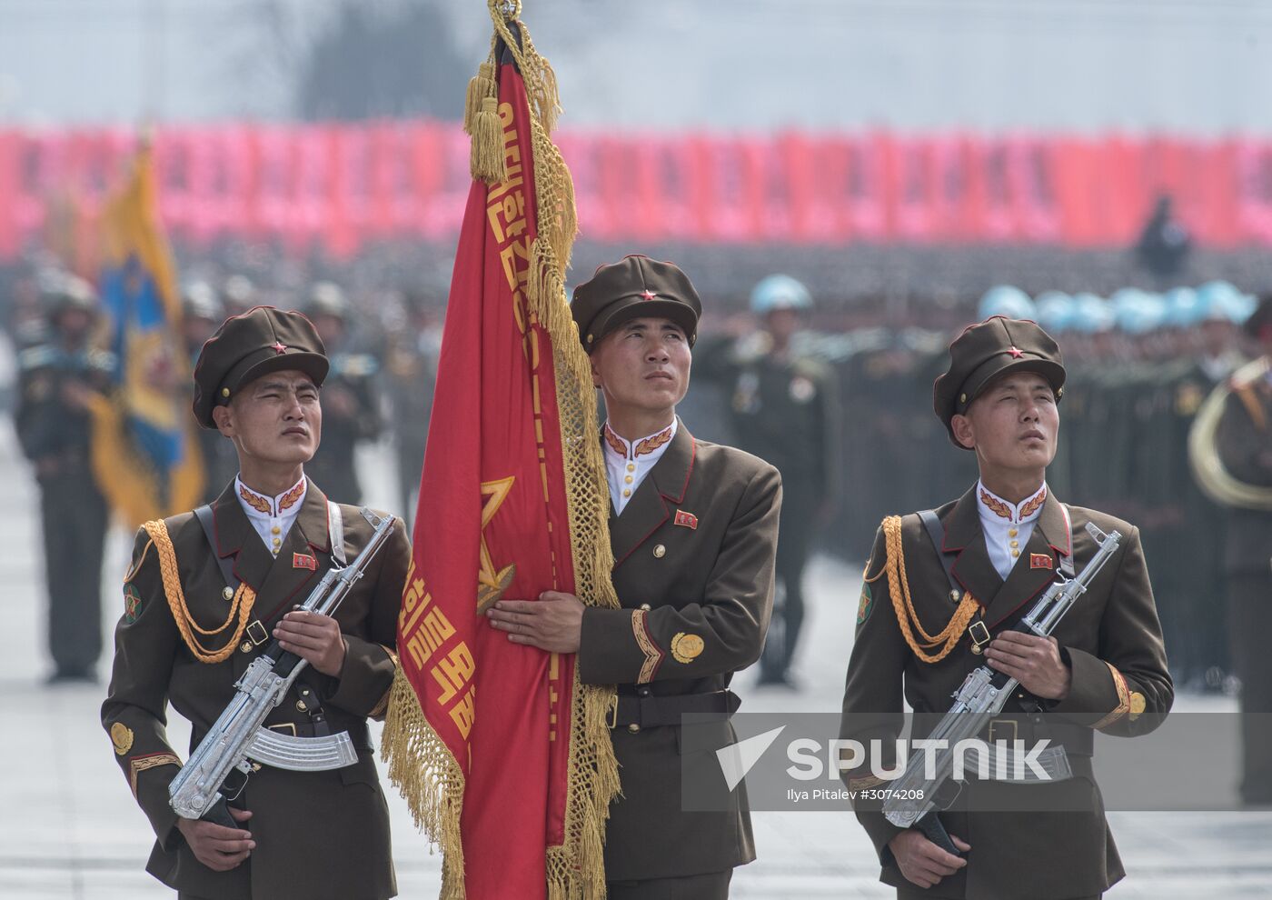 Military parade in North Korea