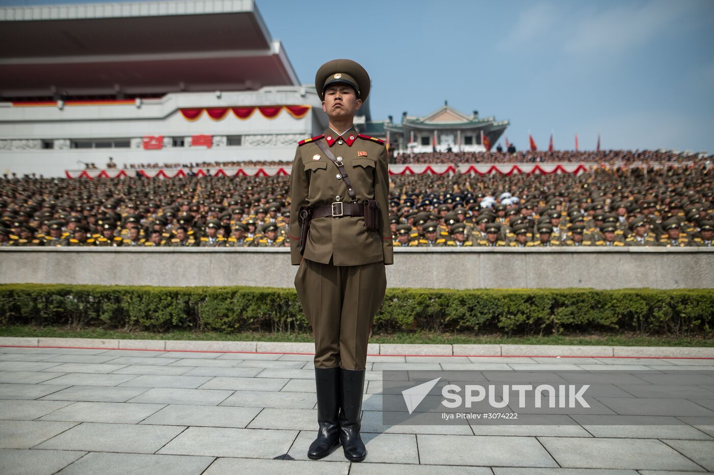 Military parade in North Korea