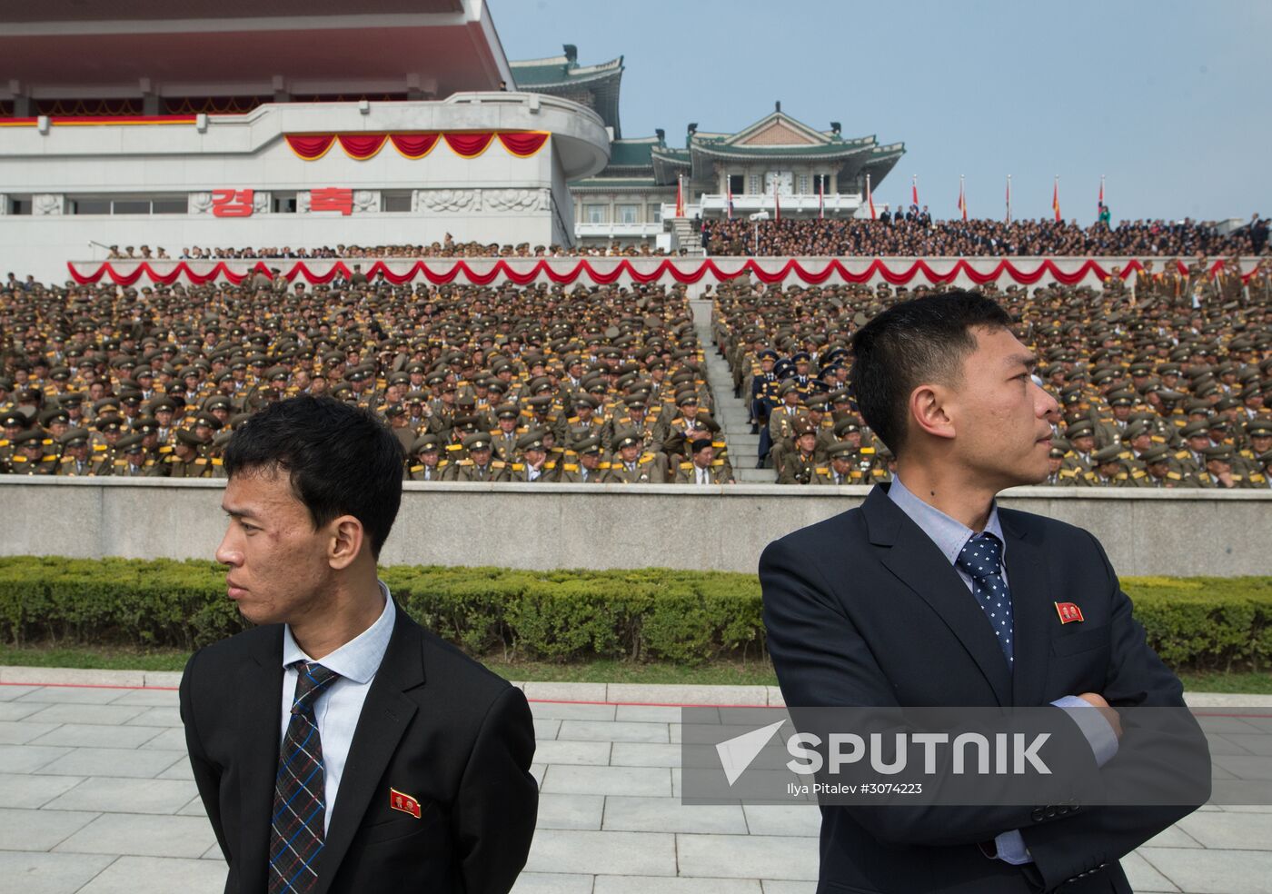 Military parade in North Korea