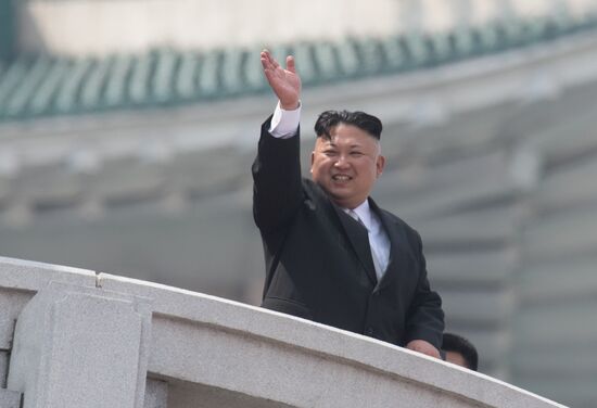 Military parade in North Korea