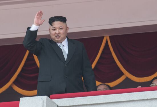 Military parade in North Korea