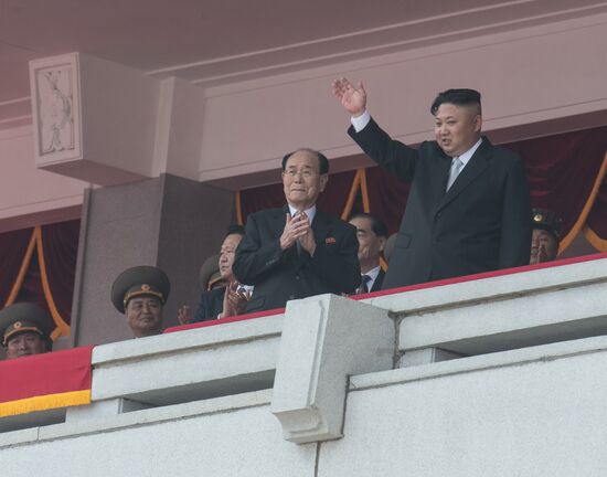 Military parade in North Korea