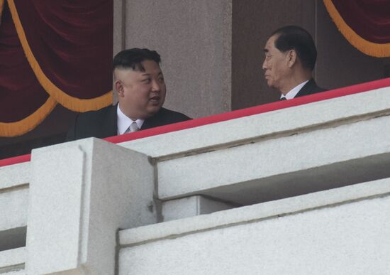 Military parade in North Korea