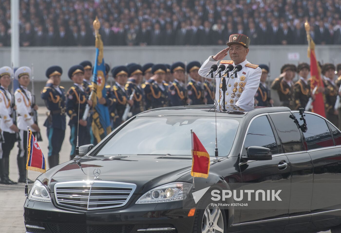 Military parade in North Korea