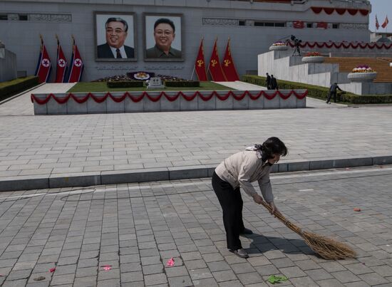 Military parade in North Korea