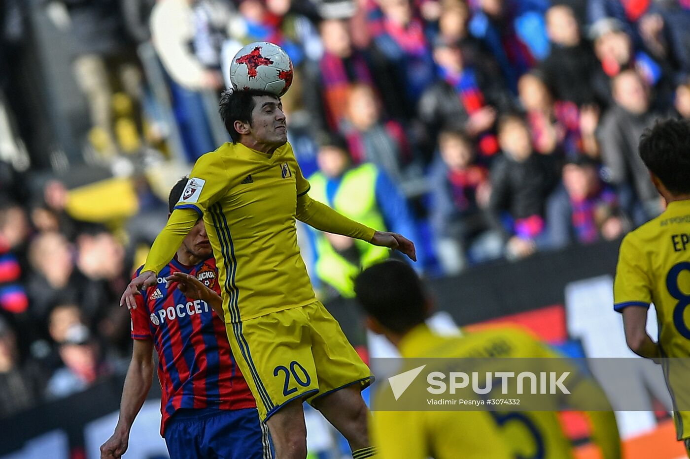 Russian Football Premier League. CSKA vs. Rostov