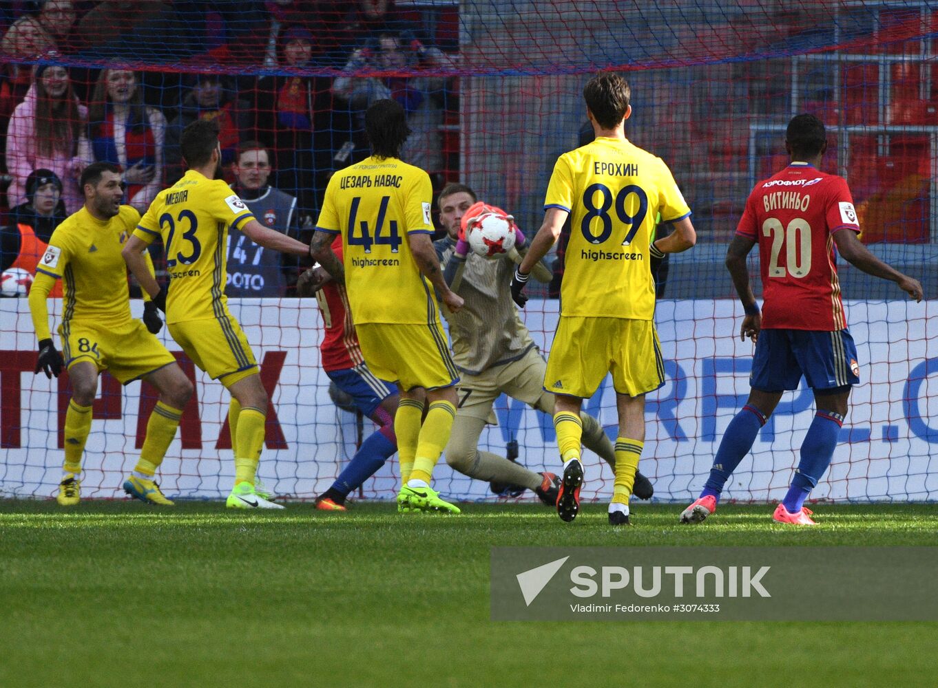 Russian Football Premier League. CSKA vs. Rostov