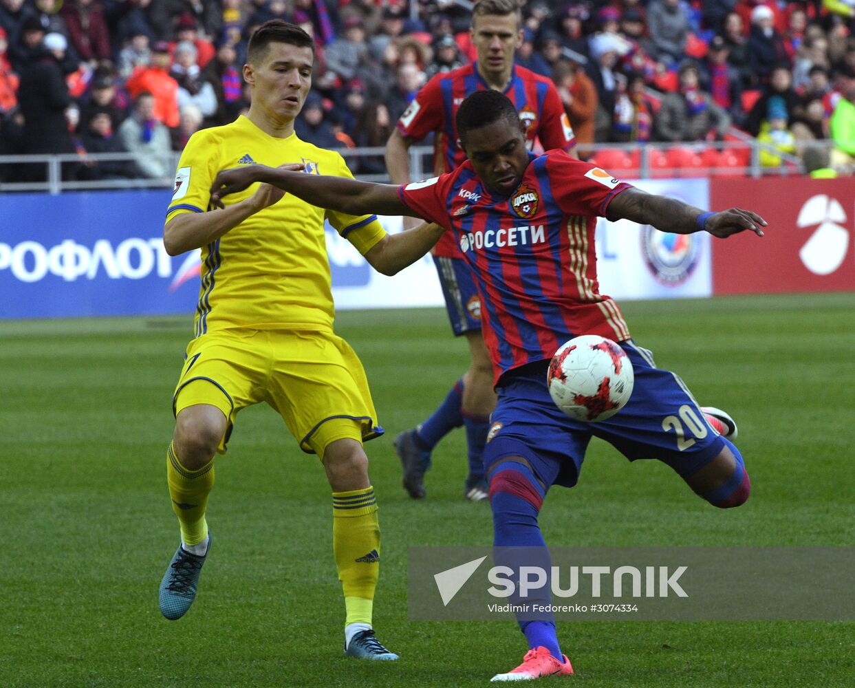 Russian Football Premier League. CSKA vs. Rostov