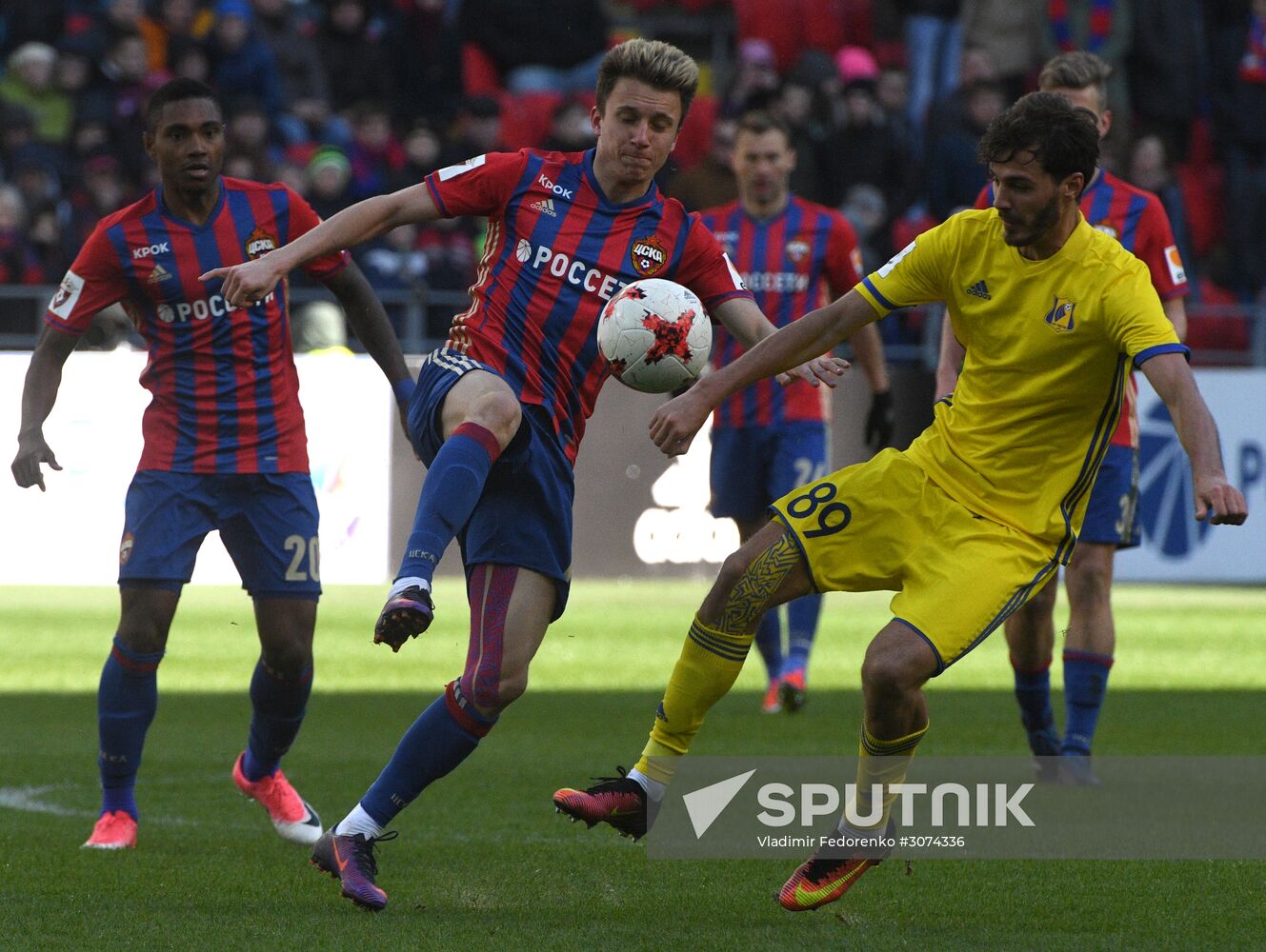 Russian Football Premier League. CSKA vs. Rostov