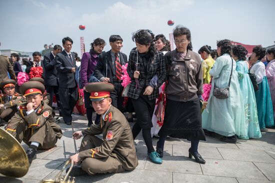 Military parade in North Korea