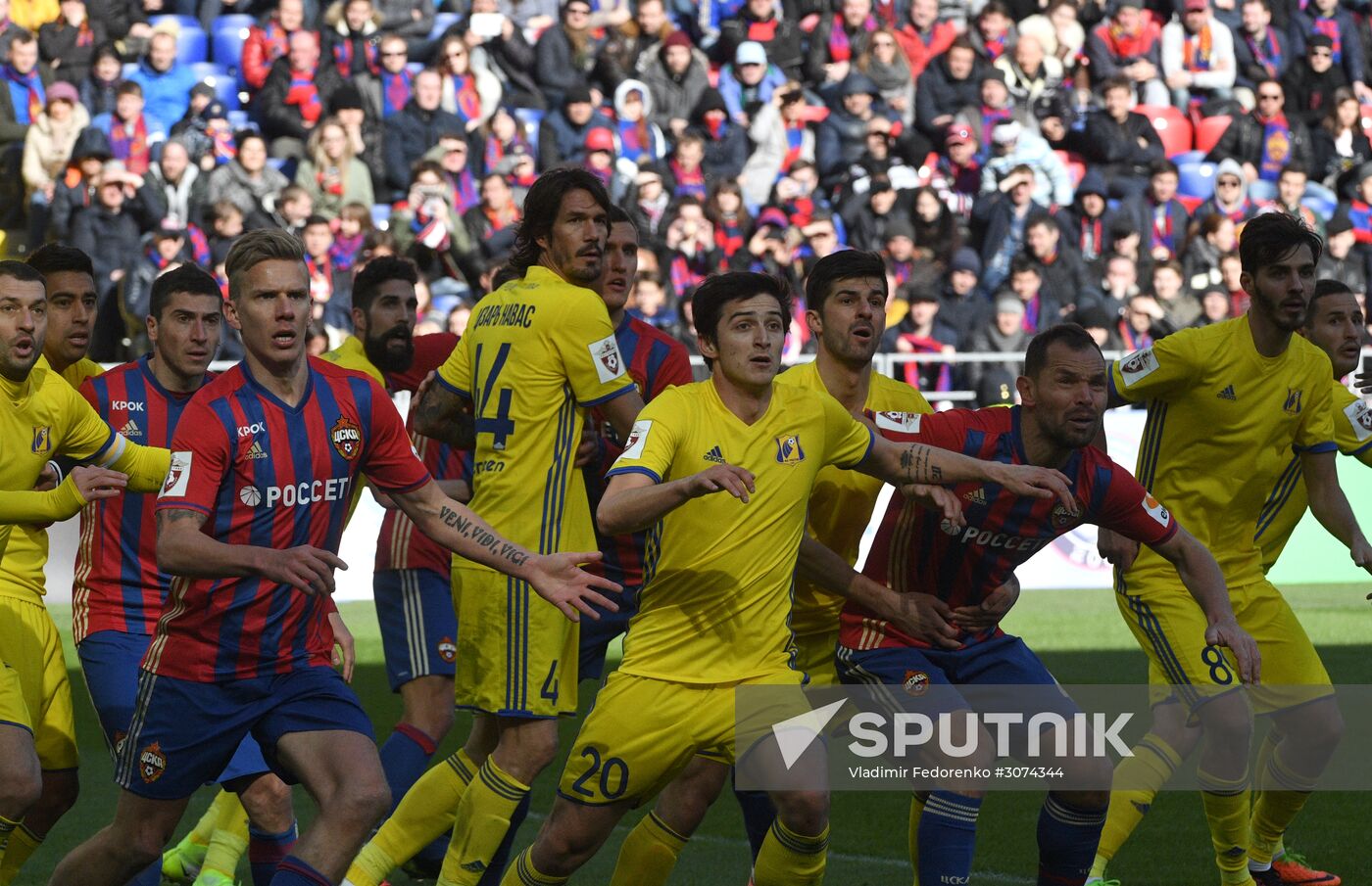 Russian Football Premier League. CSKA vs. Rostov