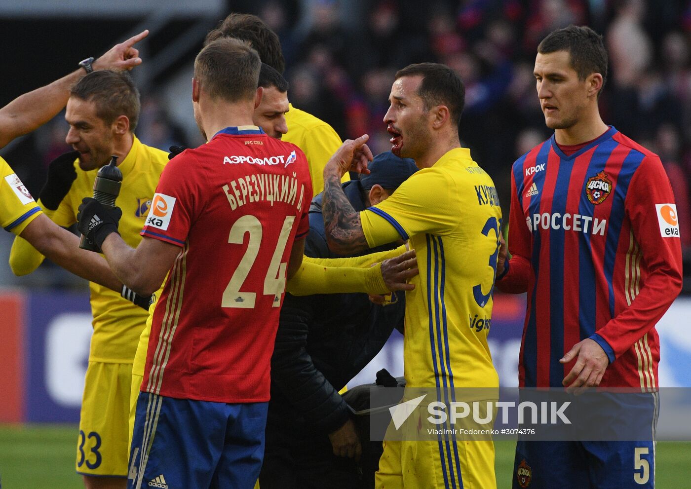 Russian Football Premier League. CSKA vs. Rostov