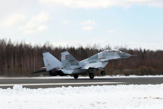 Rehearsal of Victory Parade in St. Petersburg