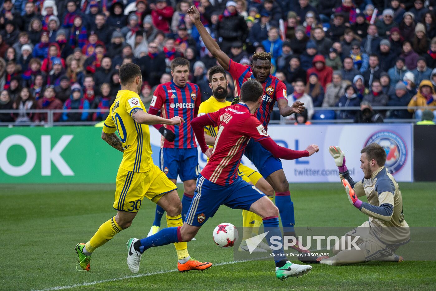 Russian Football Premier League. CSKA vs. Rostov