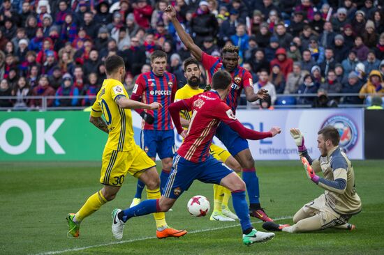 Russian Football Premier League. CSKA vs. Rostov