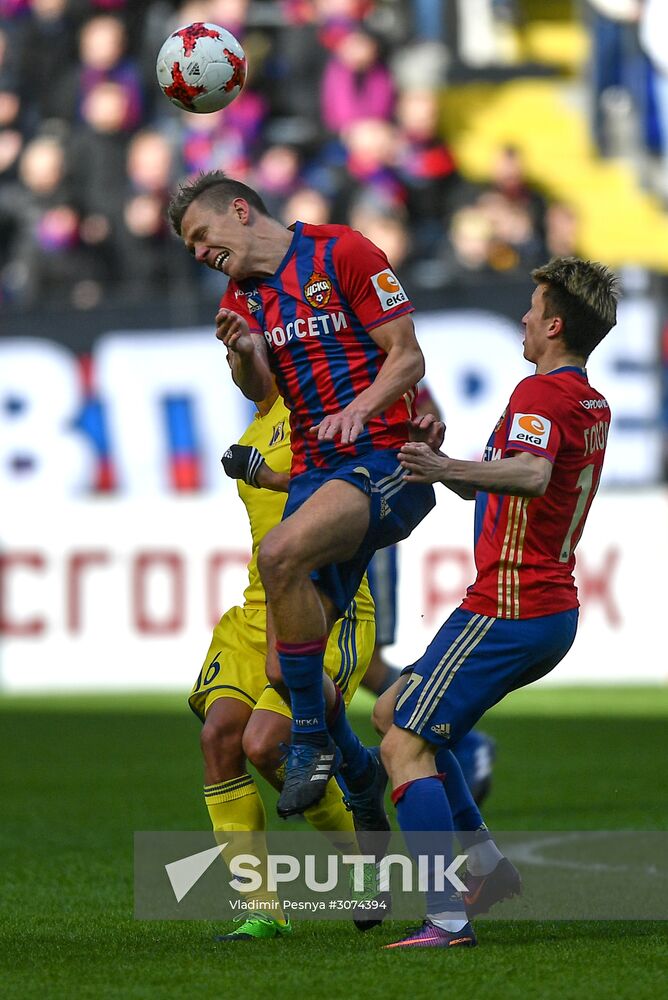 Russian Football Premier League. CSKA vs. Rostov