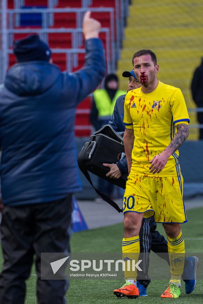 Russian Football Premier League. CSKA vs. Rostov