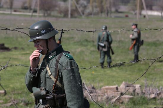 Military-historical reenactment "Won in 1945 - We Might Repeat the Victory" in Simferopol Region