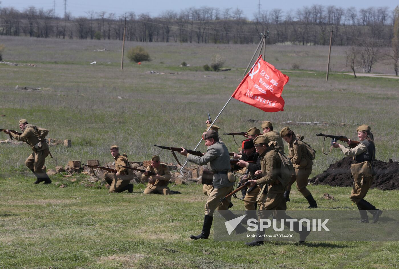 Military-historical reenactment "Won in 1945 - We Might Repeat the Victory" in Simferopol Region