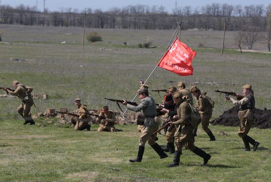 Military-historical reenactment "Won in 1945 - We Might Repeat the Victory" in Simferopol Region