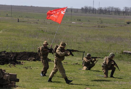Military-historical reenactment "Won in 1945 - We Might Repeat the Victory" in Simferopol Region