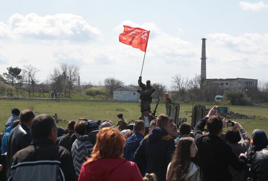 Military-historical reenactment "Won in 1945 - We Might Repeat the Victory" in Simferopol Region