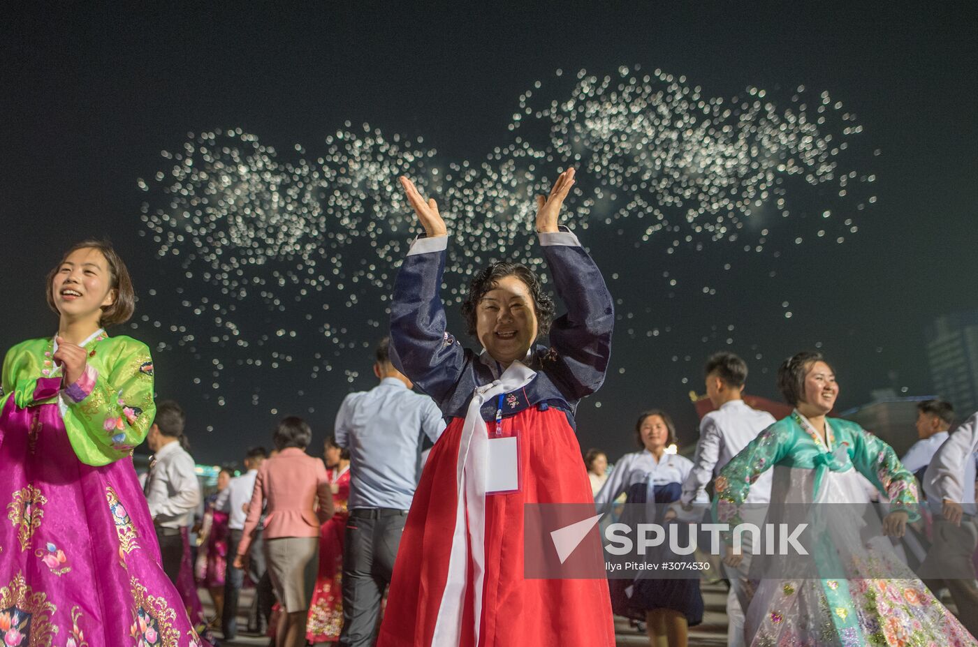 Festive events marking 105th birthday of Kim Il-Sung in North Korea