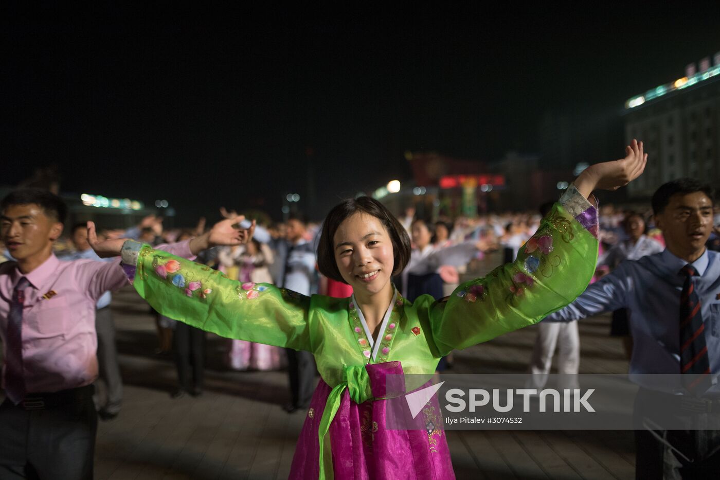 Festive events marking 105th birthday of Kim Il-Sung in North Korea