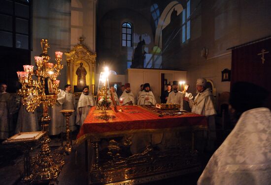 Easter celebrated in Russia