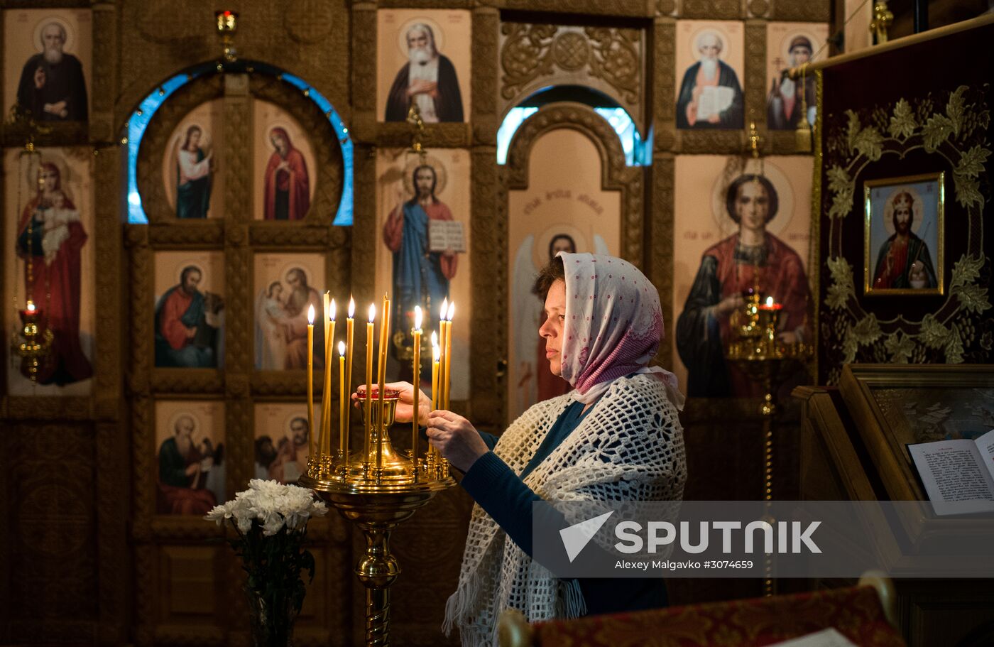 Easter celebrated in Russia