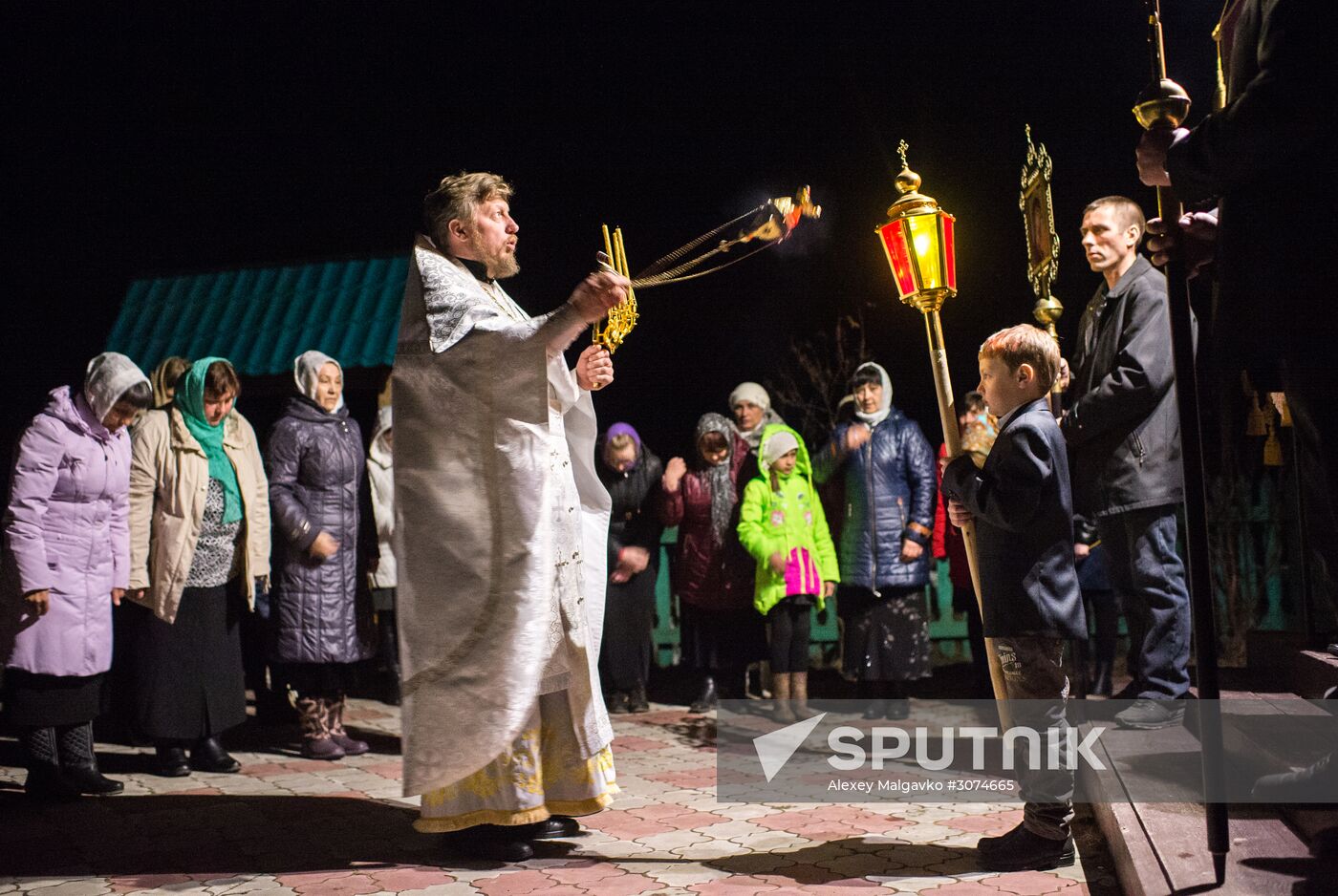 Easter celebrated in Russia