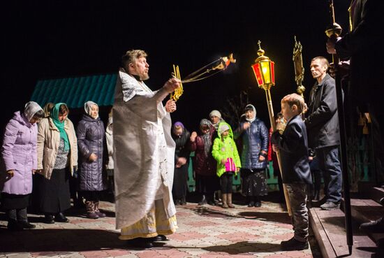 Easter celebrated in Russia