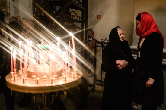 Easter celebrated in Russia