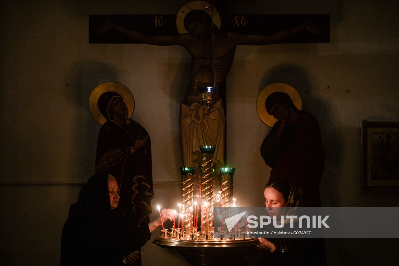 Easter celebrated in Russia