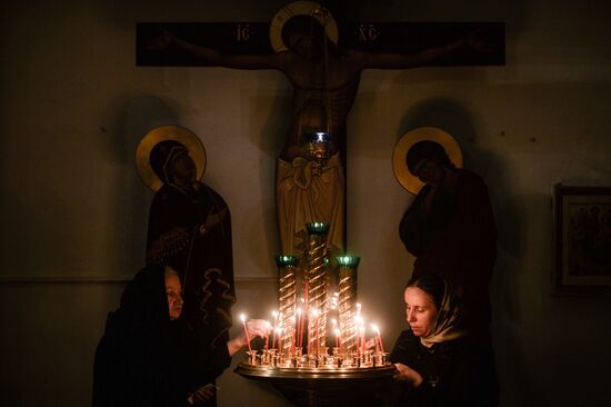 Easter celebrated in Russia