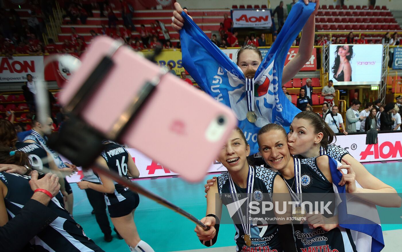 CEV Women's Cup. Unet Yamamay vs. Dynamo-Kazan