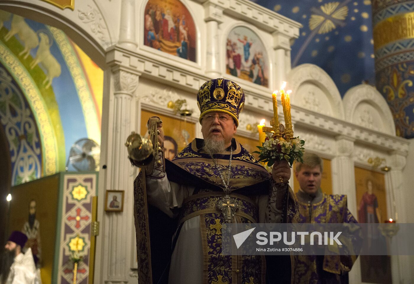 Easter celebrated in Russia