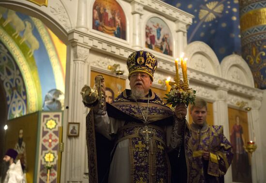 Easter celebrated in Russia