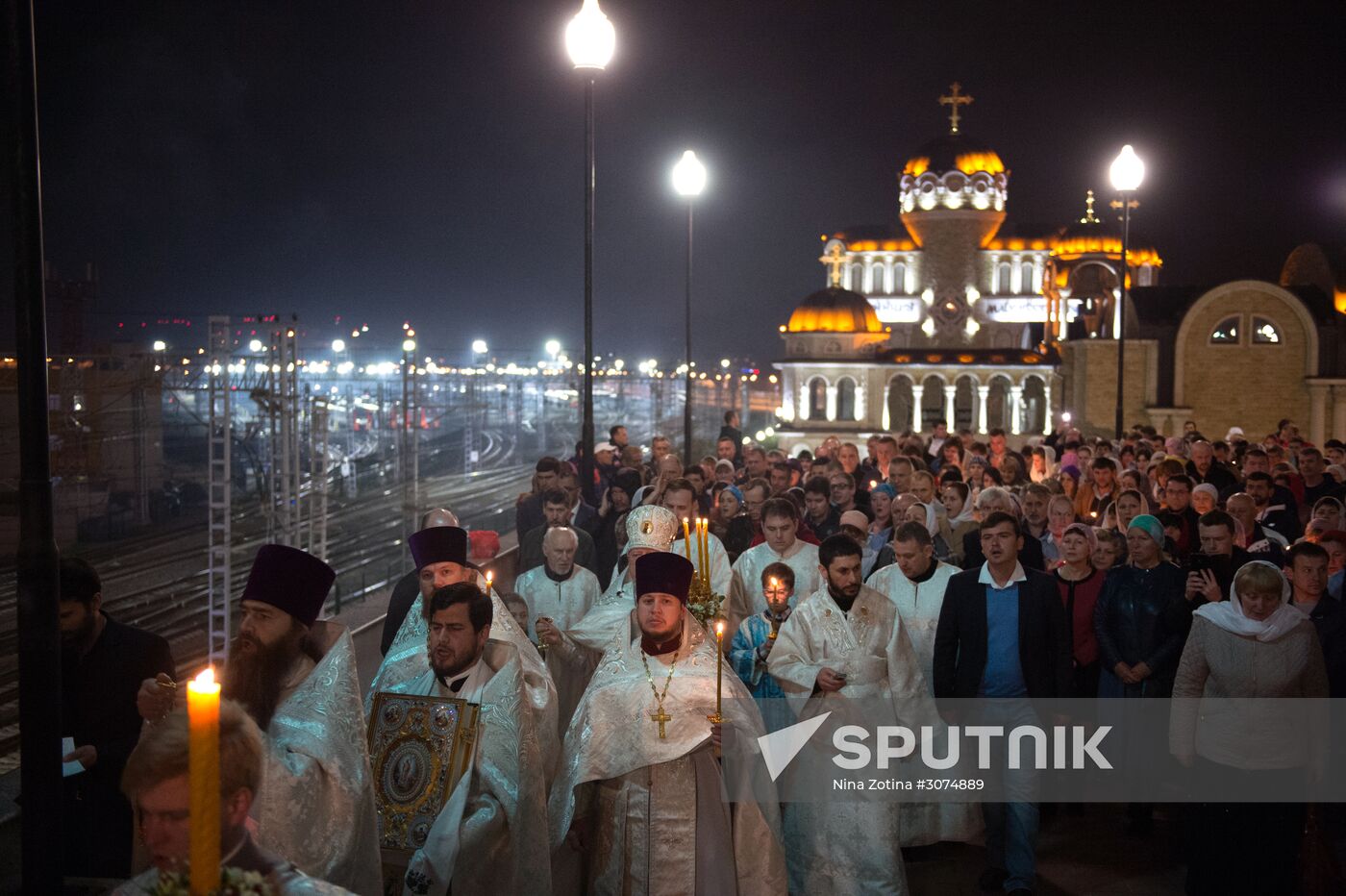 Easter celebrated in Russia