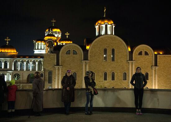 Easter celebrated in Russia