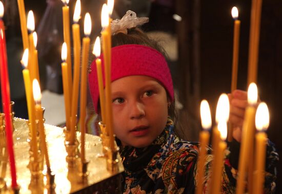 Easter celebrated in Russia