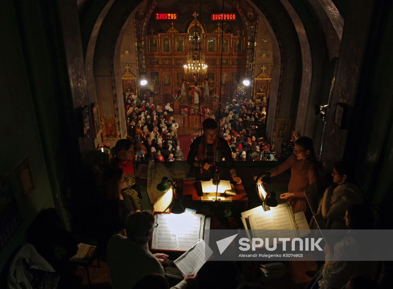 Easter celebrated in Russia