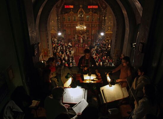 Easter celebrated in Russia