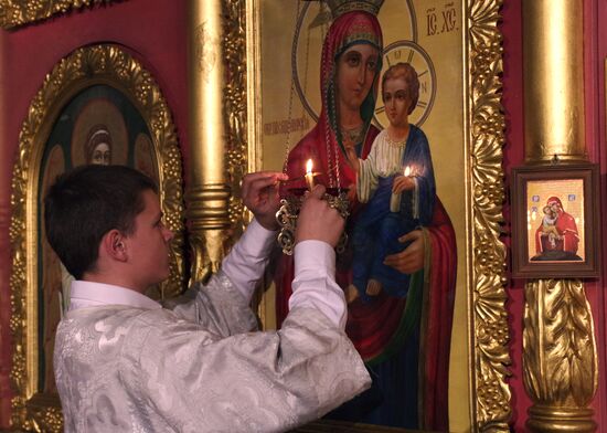 Easter celebrated in Russia