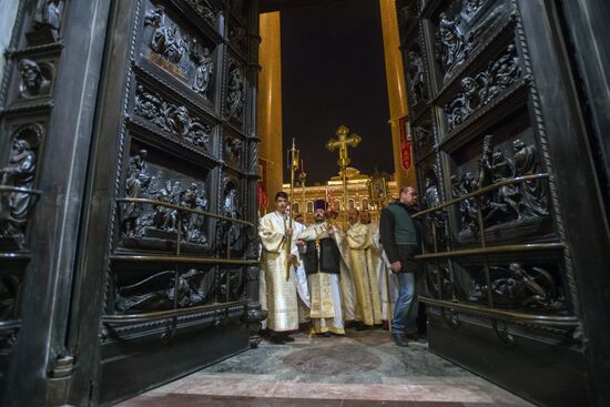 Easter celebrated in Russia