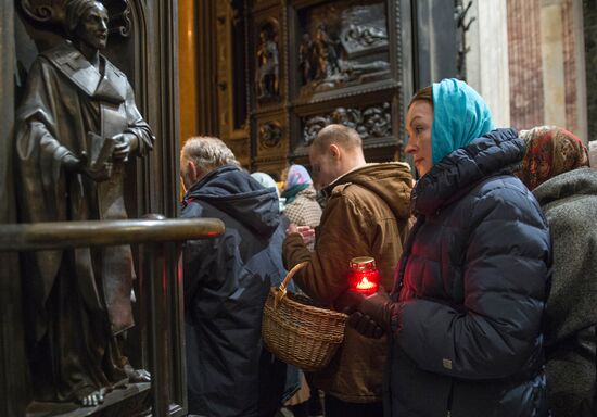 Easter celebrated in Russia
